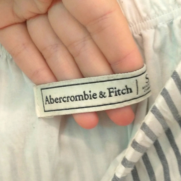 Abercrombie off shoulder stripe dress size S - Picture 4 of 5